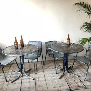 Tables et chaises de terrasse