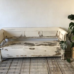 Banc coffre en bois