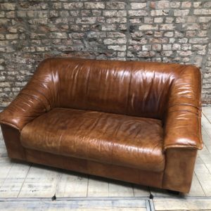 canapé vintage en cuir