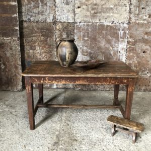 table Wabi-sabi - ancienne table en bois patinée