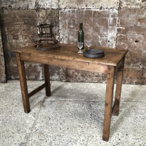 ancienne table haute en bois - table de cuisine