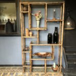 etagere vintage en bambou