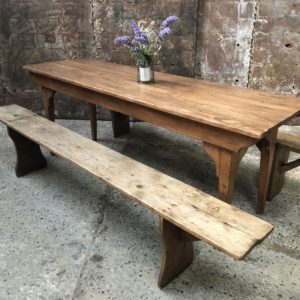 table et bancs rustique