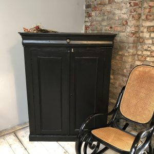 Meuble bonheur du jour noir