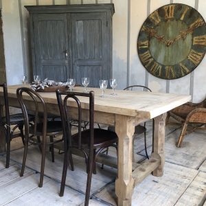 TABLE DE FERME CHÊNE CLAIR