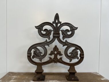 Old french cast iron roof support ornament