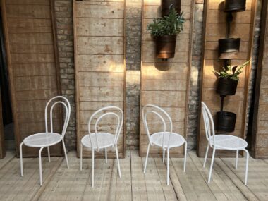 Set of garden chairs