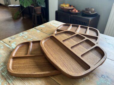 Plateau en bois scandinave