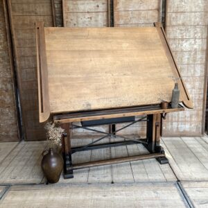 Table d'architecte en bois - Table à dessin avec un tiroir