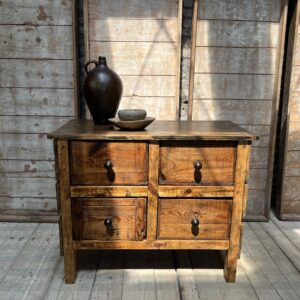 Commode en bois _ ancien meuble de métier