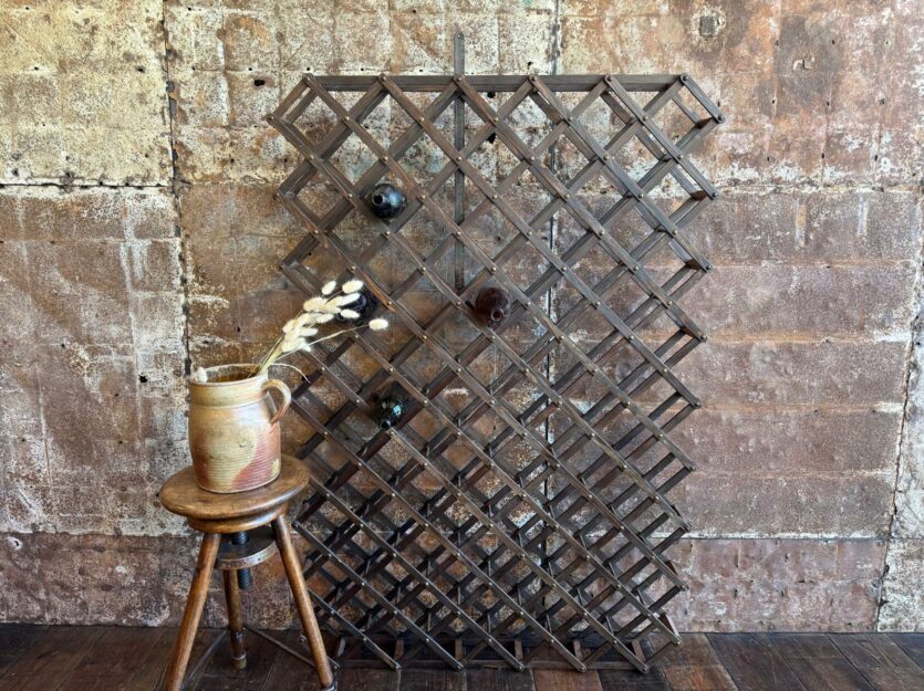 Rack à vin vintage