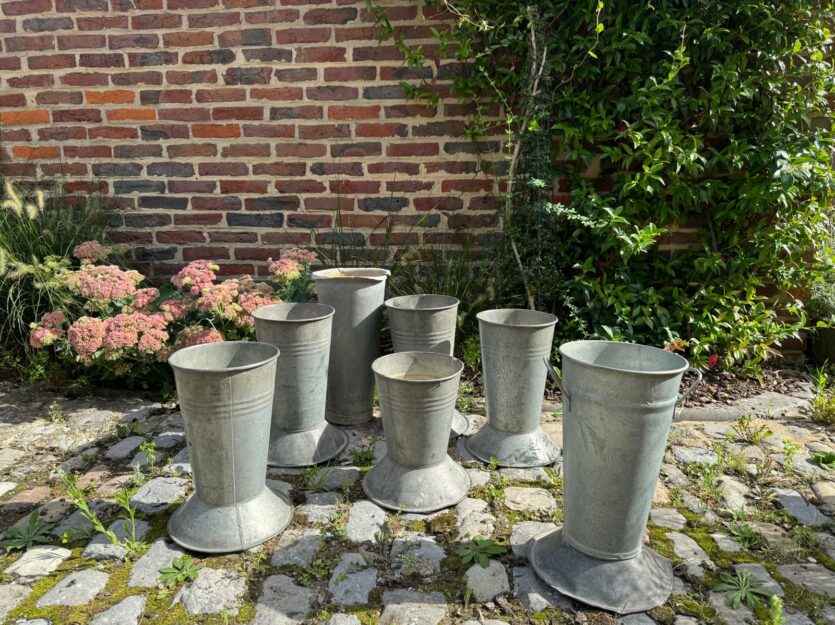 Anciens seaux de fleuriste